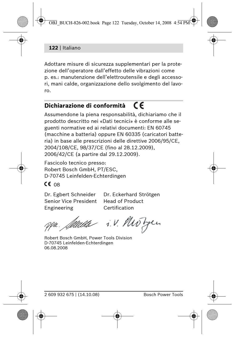 BOSCH IXO - Uso conforme alle norme - 21