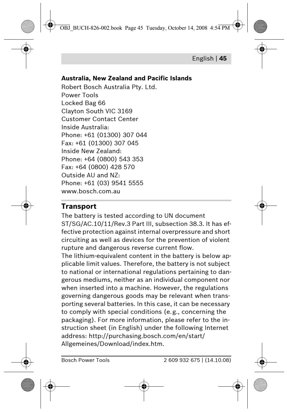BOSCH IXO - Battery Charging (see figure A) - 16