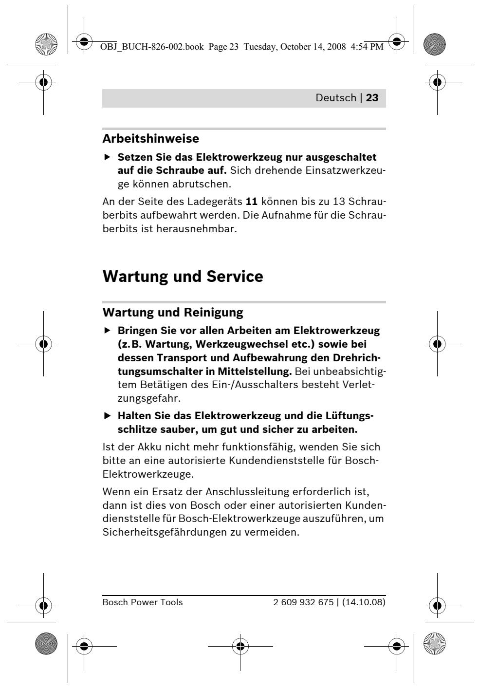 BOSCH IXO - Abgebildete Komponenten - 15