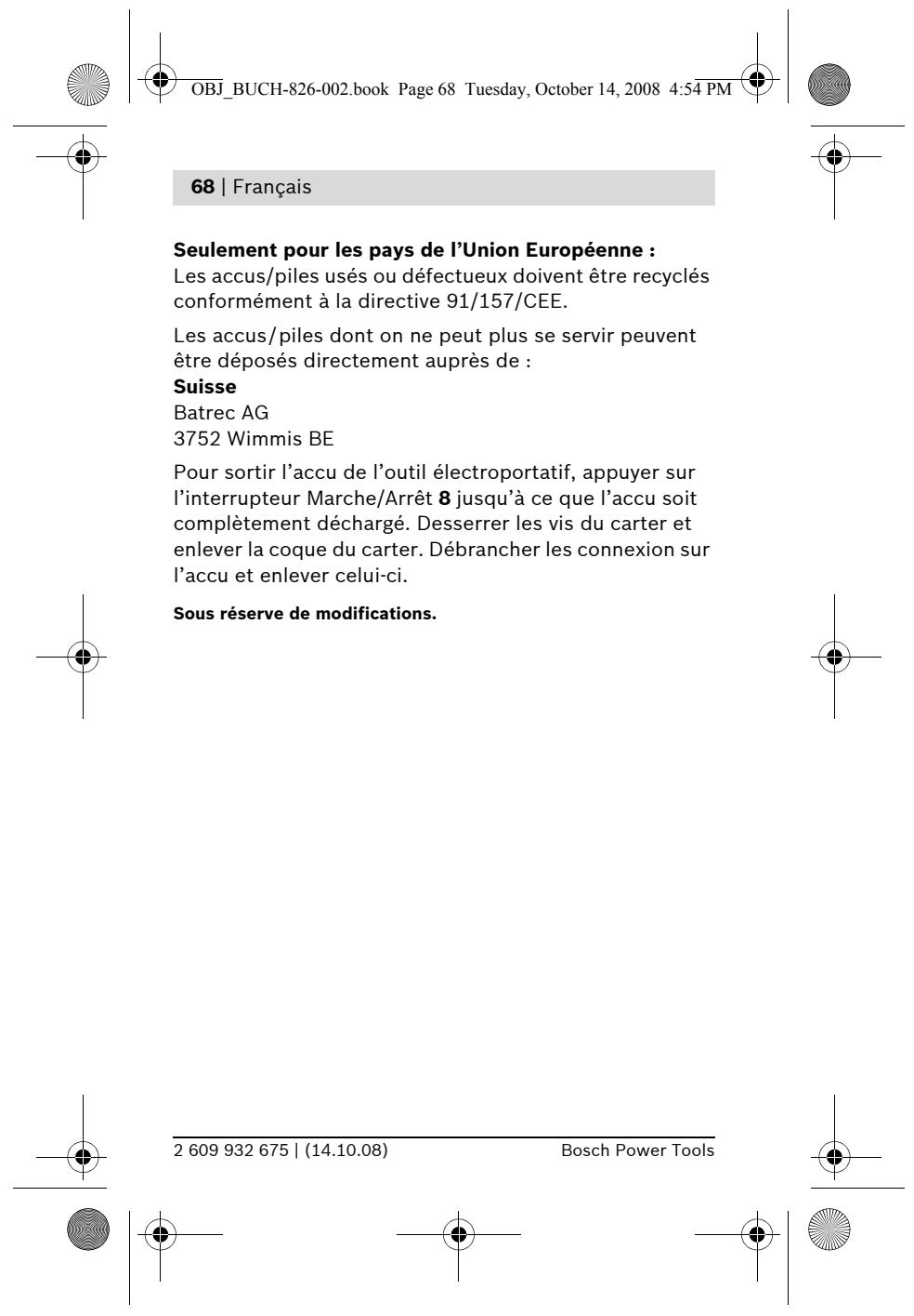 BOSCH IXO - Nettoyage et entretien - 13