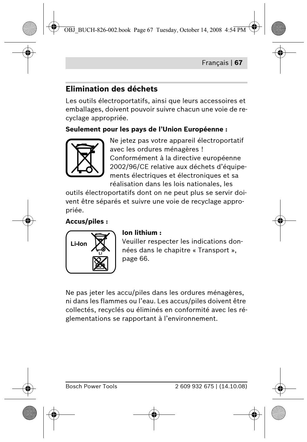 BOSCH IXO - Nettoyage et entretien - 12