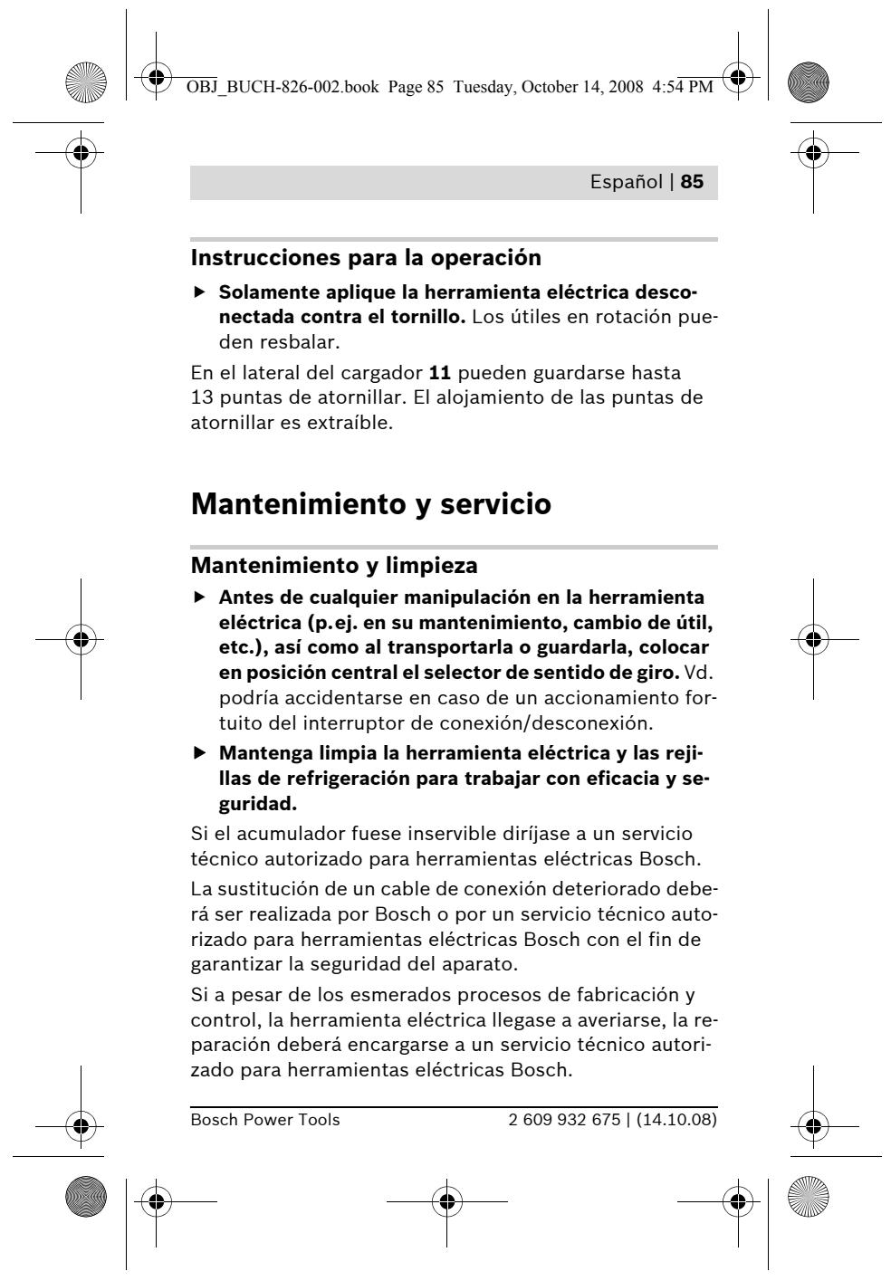 BOSCH IXO - Descripción del funciona - 27