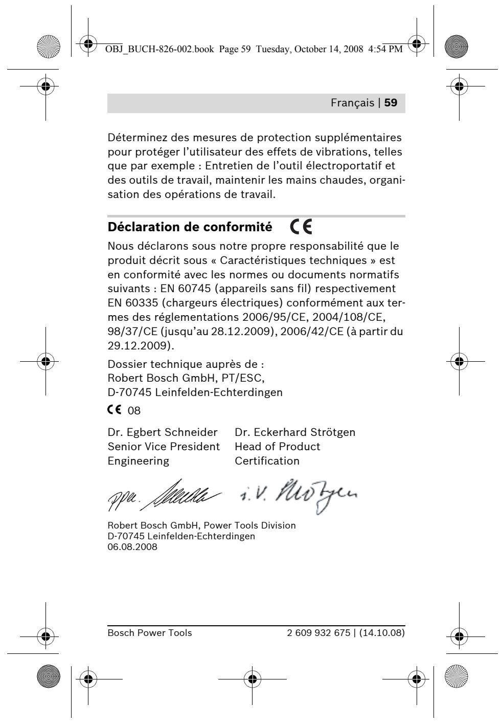 BOSCH IXO - Utilisation conforme - 15