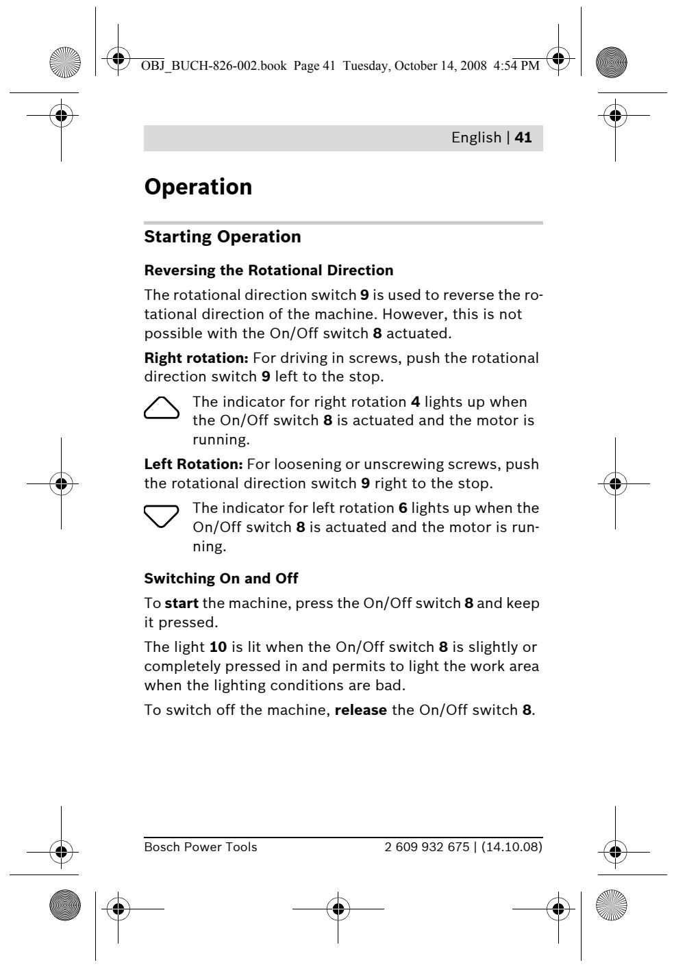 BOSCH IXO - Battery Charging (see figure A) - 12