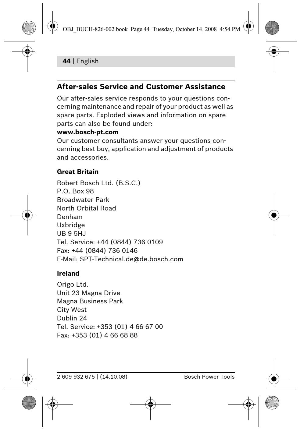 BOSCH IXO - Battery Charging (see figure A) - 15