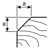 BOSCH PHO 3100 - Chanfreinage des bords (voir figure H) - 1