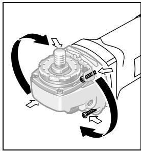 BOSCH PWS 13-125 - Rotating the Machine Head - 1
