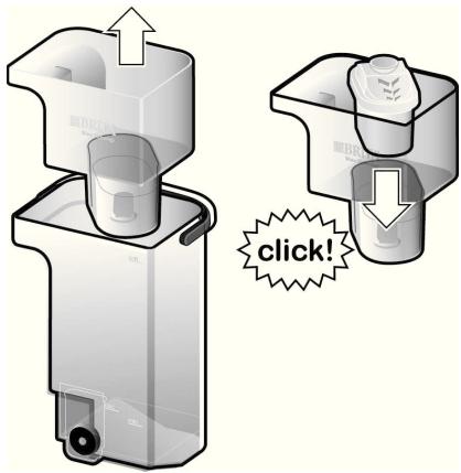 BOSCH THD2021 - FILTRINO - Préparer et insérer la cartouche filtrante BRITA Maxtra - 3