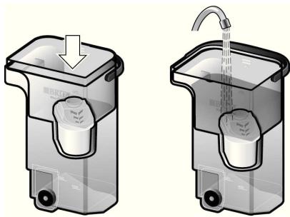 BOSCH THD2021 - FILTRINO - Préparer et insérer la cartouche filtrante BRITA Maxtra - 5