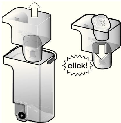 BOSCH THD2021 - FILTRINO - Preparar e colocar o cartucho de filtragem BRITA MAXTRA - 3