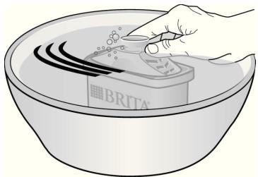 BOSCH THD2021 - FILTRINO - Preparar e colocar o cartucho de filtragem BRITA MAXTRA - 2