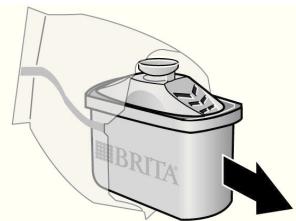 BOSCH THD2021 - FILTRINO - Vorbereiten und Einlagen der BRITA MAXTRA Filterkartusche - 1
