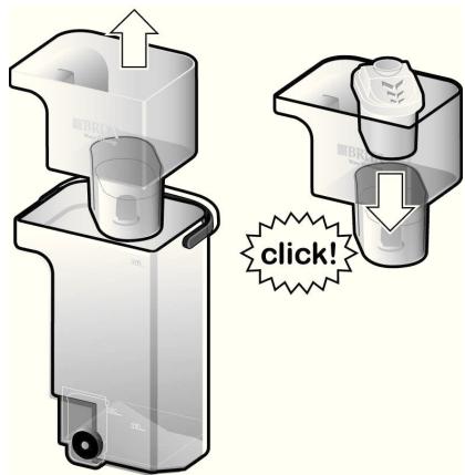 BOSCH THD2021 - FILTRINO - Vorbereiten und Einlagen der BRITA MAXTRA Filterkartusche - 3