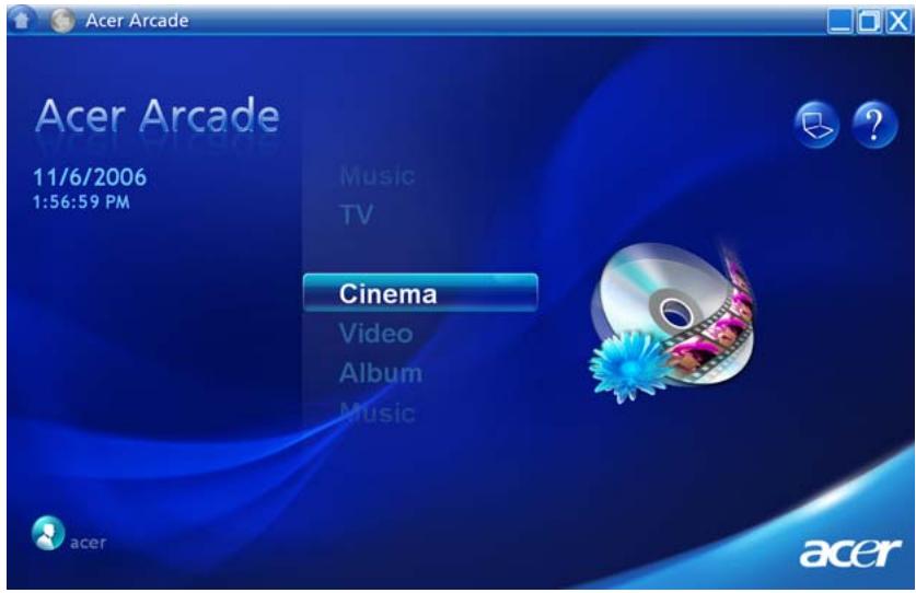 ACER ASPIRE 5610 - Acer Arcade (certains modèles seulement) - 1