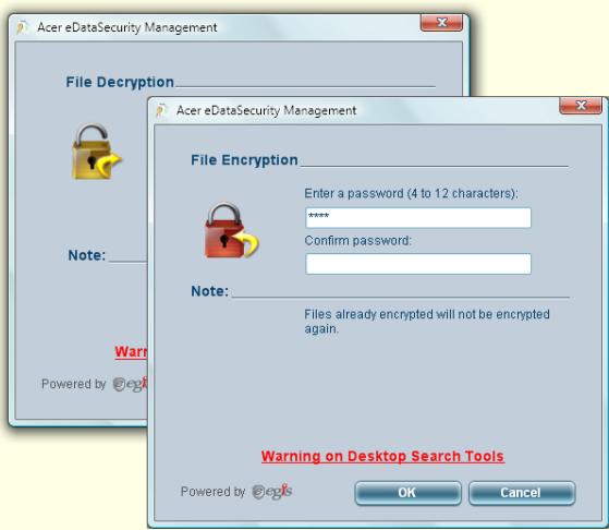 ACER TRAVELMATE-C210 - Acer eDataSecurity Management (pour certains modèles) - 3