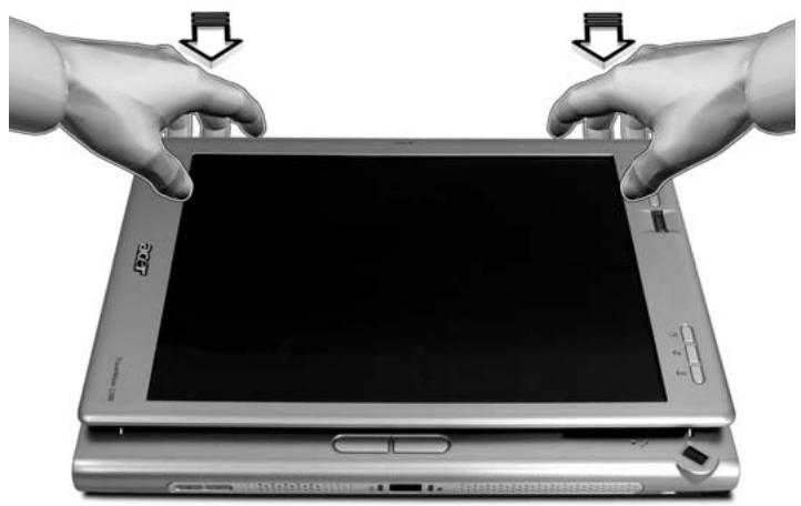 ACER TRAVELMATE-C210 - Conversion en mode tablette - 2