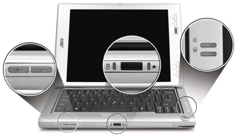 ACER TRAVELMATE-C210 - Indicateurs - 1