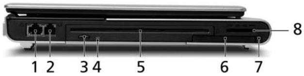 ACER TRAVELMATE-C210 - Côté gauche - 1