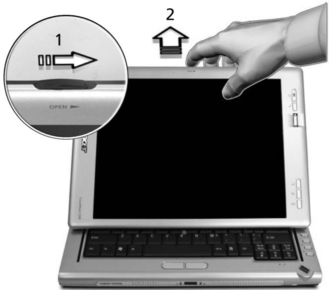 ACER TRAVELMATE-C210 - Conversion en mode portable - 1