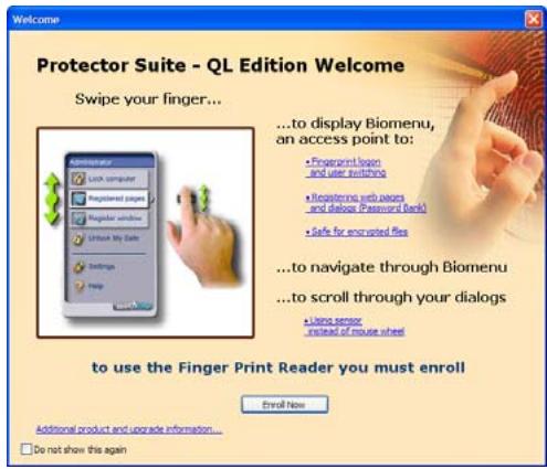 ACER TRAVELMATE-C210 - Utilitaire pour empreintes digitales Acer Protector Suite QL - 2