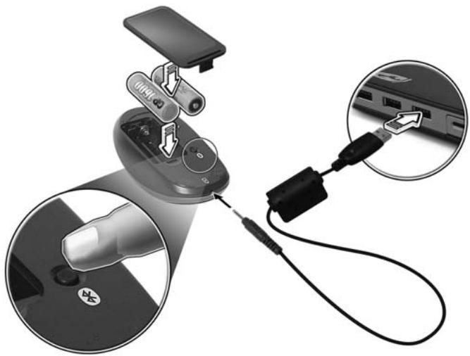 ACER FERRARI 5000 - Recharge de la souris bluetooth - 1