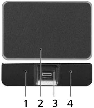 ACER TRAVELMATE 5720 - Informations de base du touchpad - 1
