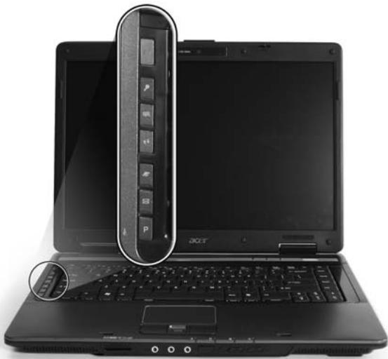 ACER TRAVELMATE 5720 - Boutons de lancement facile - 1