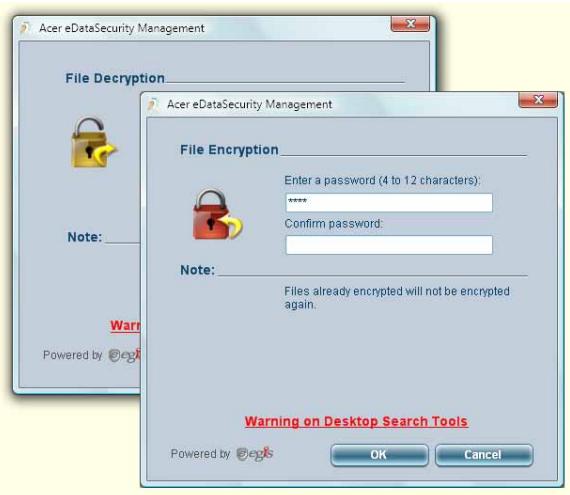 ACER TRAVELMATE 5720 - Acer edatasecurity management (pour certains modèles) - 4