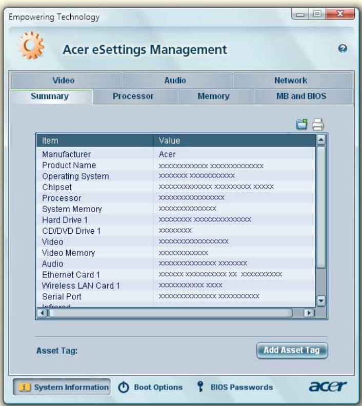 ACER TRAVELMATE 5720 - Acer edatasecurity management (pour certains modèles) - 11