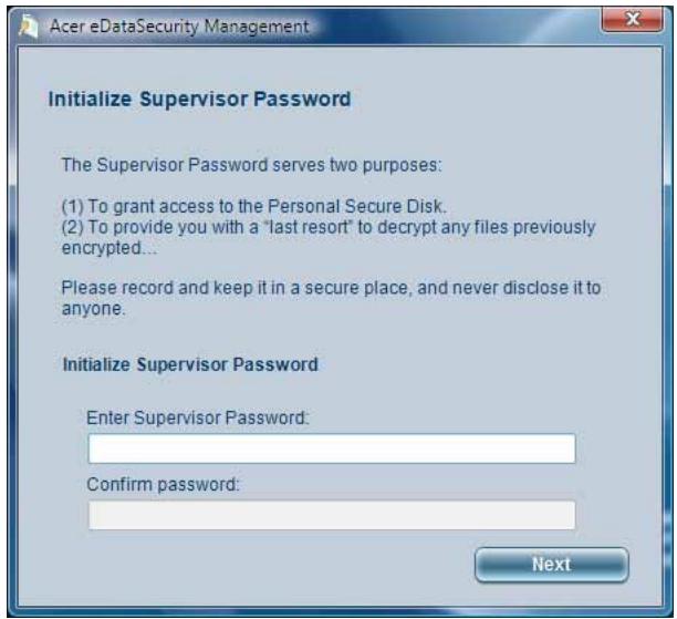 ACER TRAVELMATE 5720 - Acer edatasecurity management (pour certains modèles) - 2