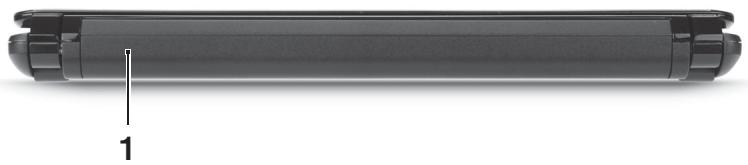 ACER ASPIRE ONE D270-N261G326CR - Widok z tyfu - 1