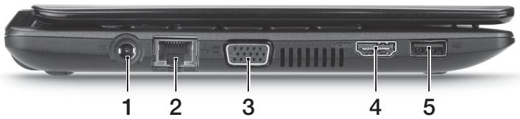 ACER ASPIRE ONE D270-N261G326CR - Vista izquierda - 1
