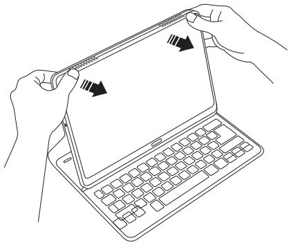 ACER ASPIRE P3-171 - Retirer l'ordinateur de l'étui du clavier - 1