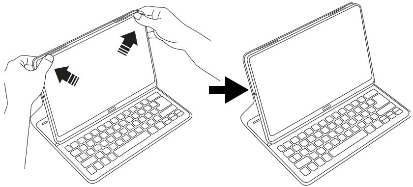 ACER ASPIRE P3-171 - Insérer l'ordinateur dans l'étui du clavier - 3