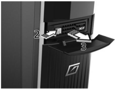 ACER ASPIRE PREDATOR G3620,  ASPIRE PREDATOR G3620-033 - Retirer le support du disque dur - 4