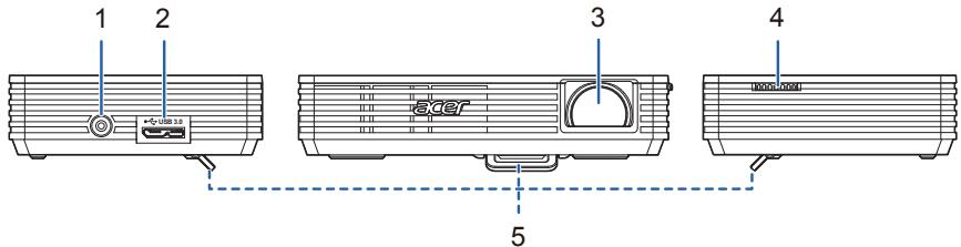 ACER C120 - Description du projecteur - 1