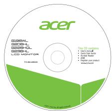 ACER G196HQLB,  G236HLBBID,  G246HLBBID,  G276HLDBBID,  G226HQLBBD - Déballage - 7