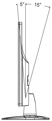 ACER G196HQLB,  G236HLBBID,  G246HLBBID,  G276HLDBBID,  G226HQLBBD - Réglage de la position de l'écran - 1