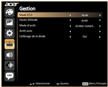 ACER K335 - Gestion - 1