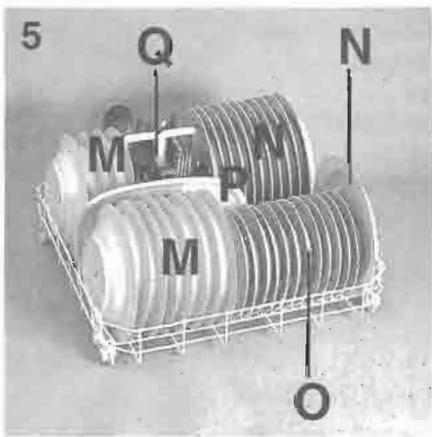 CANDY CD 489 DAC - Panier supérieur (fig. 4) - 1