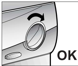 CANDY CNE 128 TV - AU MOMENT DE CHOISIR LE PROGRAMME VERIFIER QUE LA TOUCHE MARCHE/ARRET NE SOIT PAS ENFONCEE. - 2