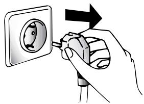 CANDY CNE 128 TV - ATTENTION: PENDANT LE LAVAGE L'EAU PEUT ATTEINDRE 90^ - 1