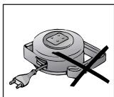 CANDY CNE 128 TV - ATTENTION: PENDANT LE LAVAGE L'EAU PEUT ATTEINDRE 90^ - 5