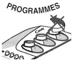 CANDY CTT82TV - selections des programmes - 1