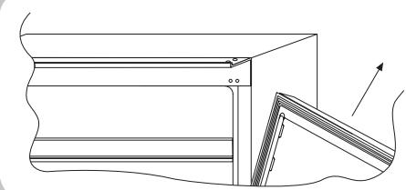 CANDY CFBO 3550 E, CFBO3550E, CFBO3550E/1 - Inverser LESENS d'ouverture des PORTES - 1