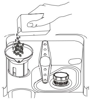 CANDY CED 120-47 - Remplissage de l'adoucisseur en sel - 1