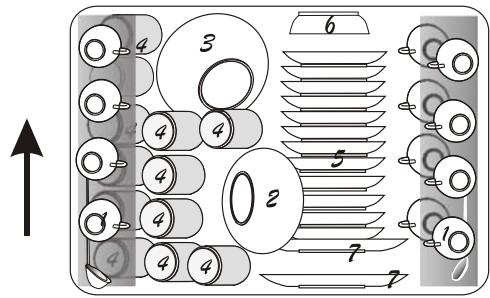 CANDY CED 120-47 - Comment utiliser le panier supérieur - 1