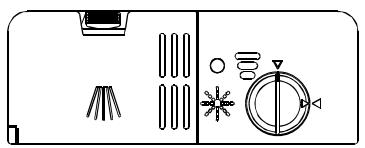 CANDY CED 120-47 - Quand replir le distributeur de l'agent de rincege - 1