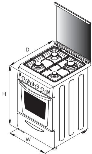 CANDY CGM 6722 SHW - Gas Oven - 6