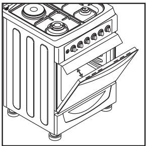 CANDY CGM 6722 SHW - Utilisation du FOUR GRIL - 1